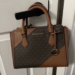 Michael Kors Two-Tone Brown Handbag
